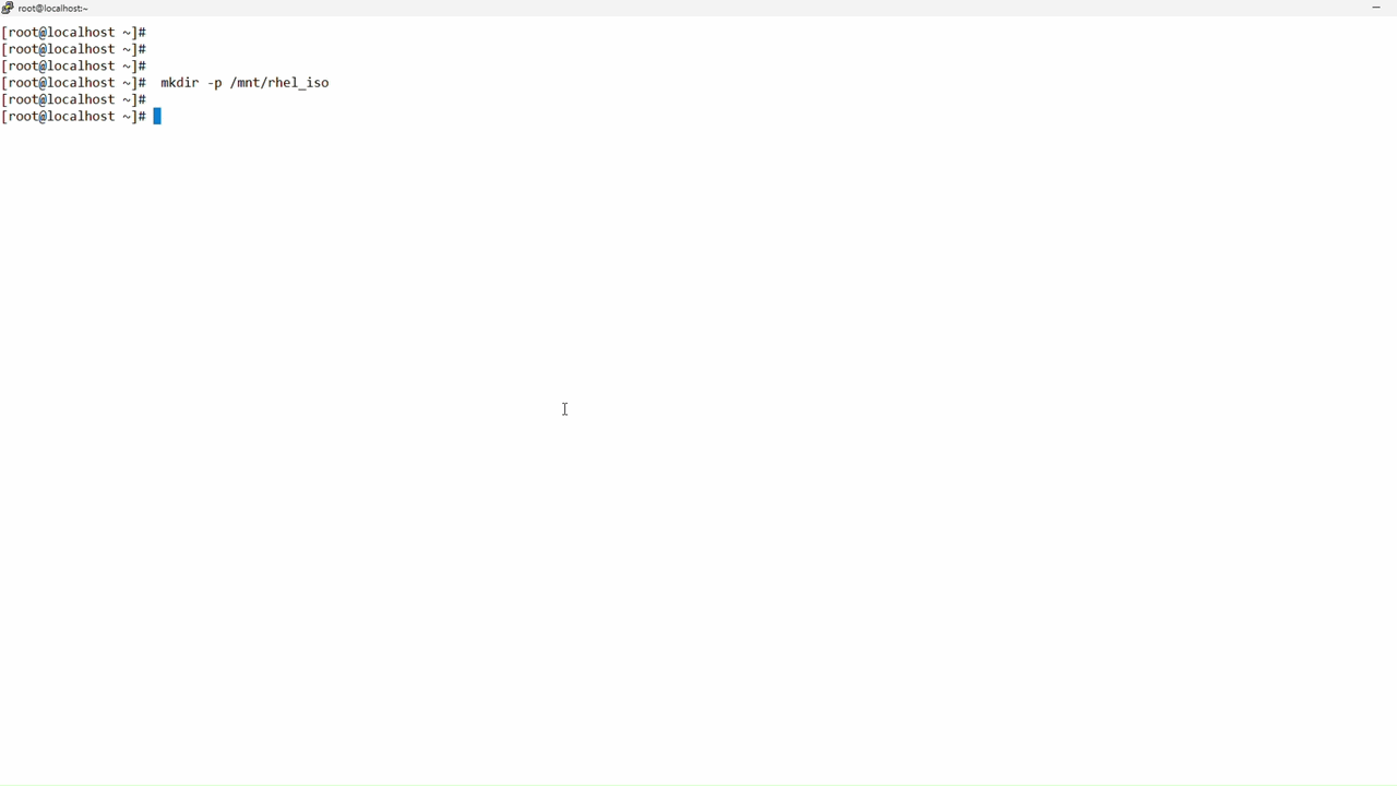 Mounting Media Screenshot